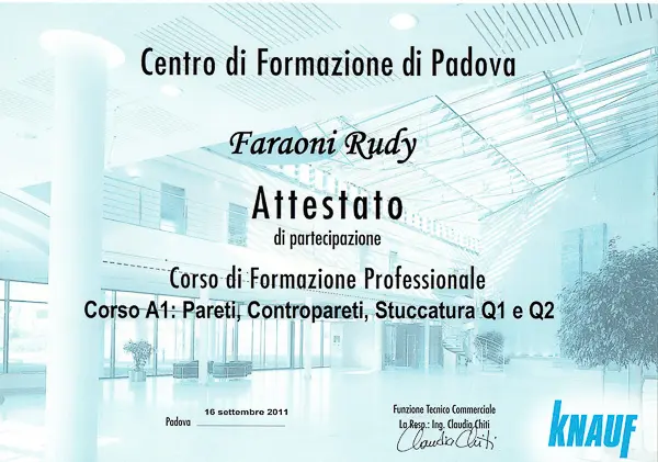 Corso Pareti e Contropareti