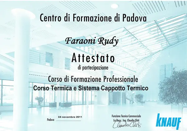 Corso Termica e Cappotto Termico